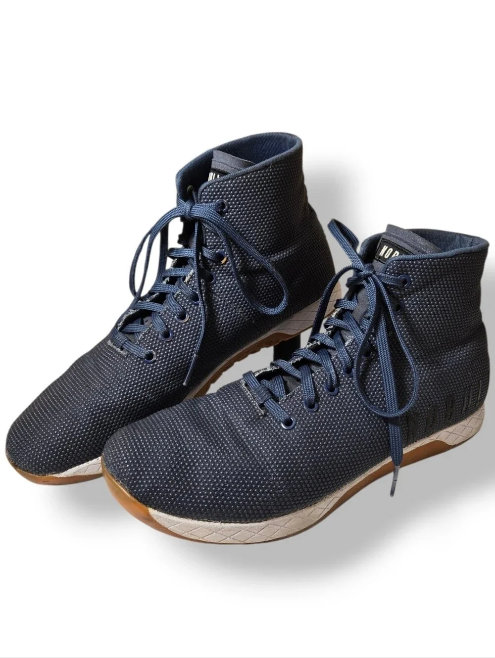 NOBULL Trainer High Top Sneakers Mens Size 12 Navy Blue CrossFit Training